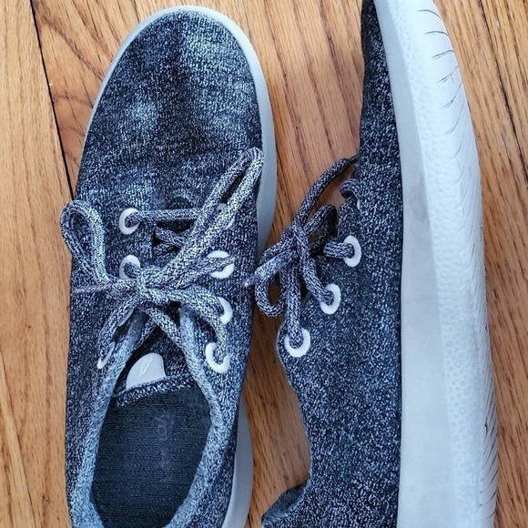allbirds The Wool Runners Merino Wool Lace Up Sneakers Size Women’s 9 - Picture 3 of 5